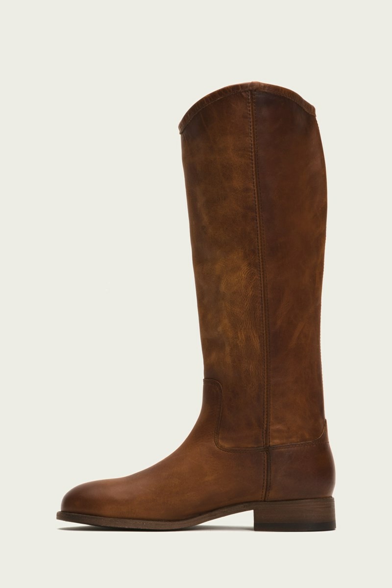 Frye Melissa Button 2 Women Knee-high Boots Brown | JTDH08935