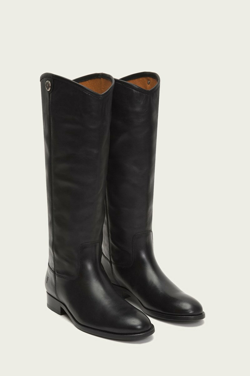 Frye Melissa Button 2 Women Knee-high Boots Black | GLFA52789