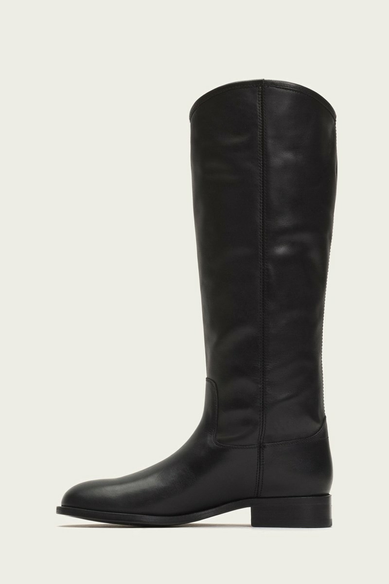 Frye Melissa Button 2 Women Knee-high Boots Black | GLFA52789