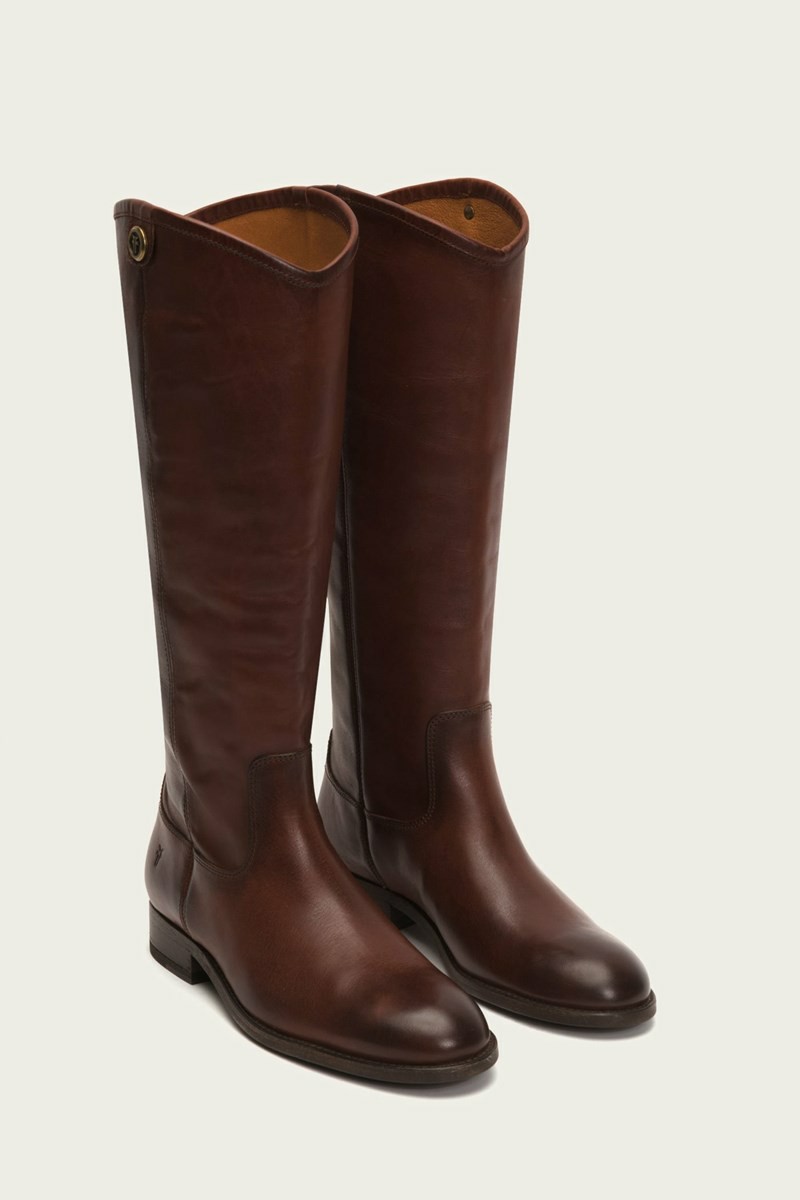 Frye Melissa Button 2 Women Knee-high Boots Brown | OSTB78925