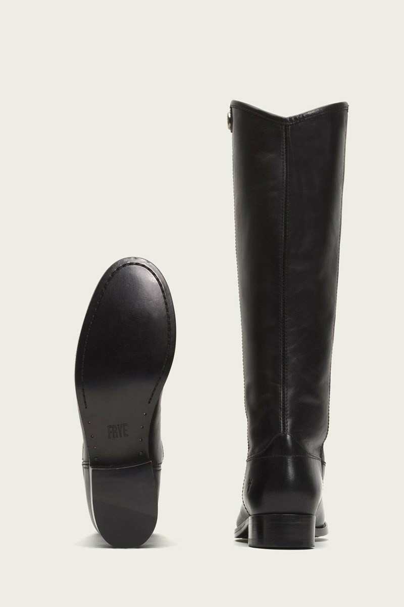 Frye Melissa Button 2 Women Knee-high Boots Black | OLJX20691