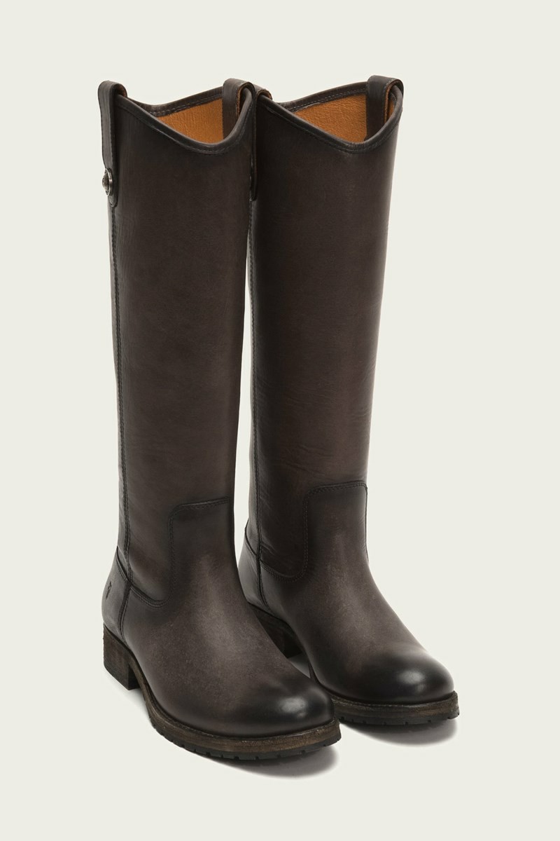 Frye Melissa Button Lug Tall Women Knee-high Boots Chocolate | UPZG18390