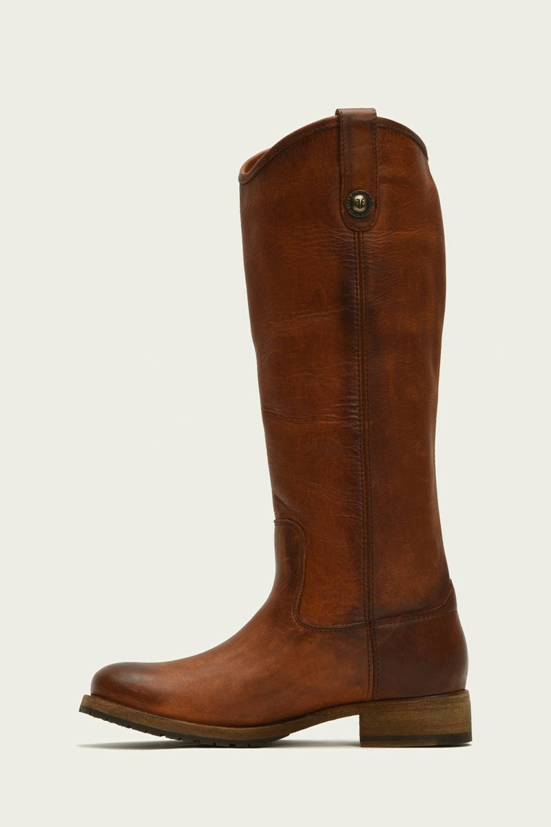 Frye Melissa Button Lug Tall Women Knee-high Boots Brown | OYME96308