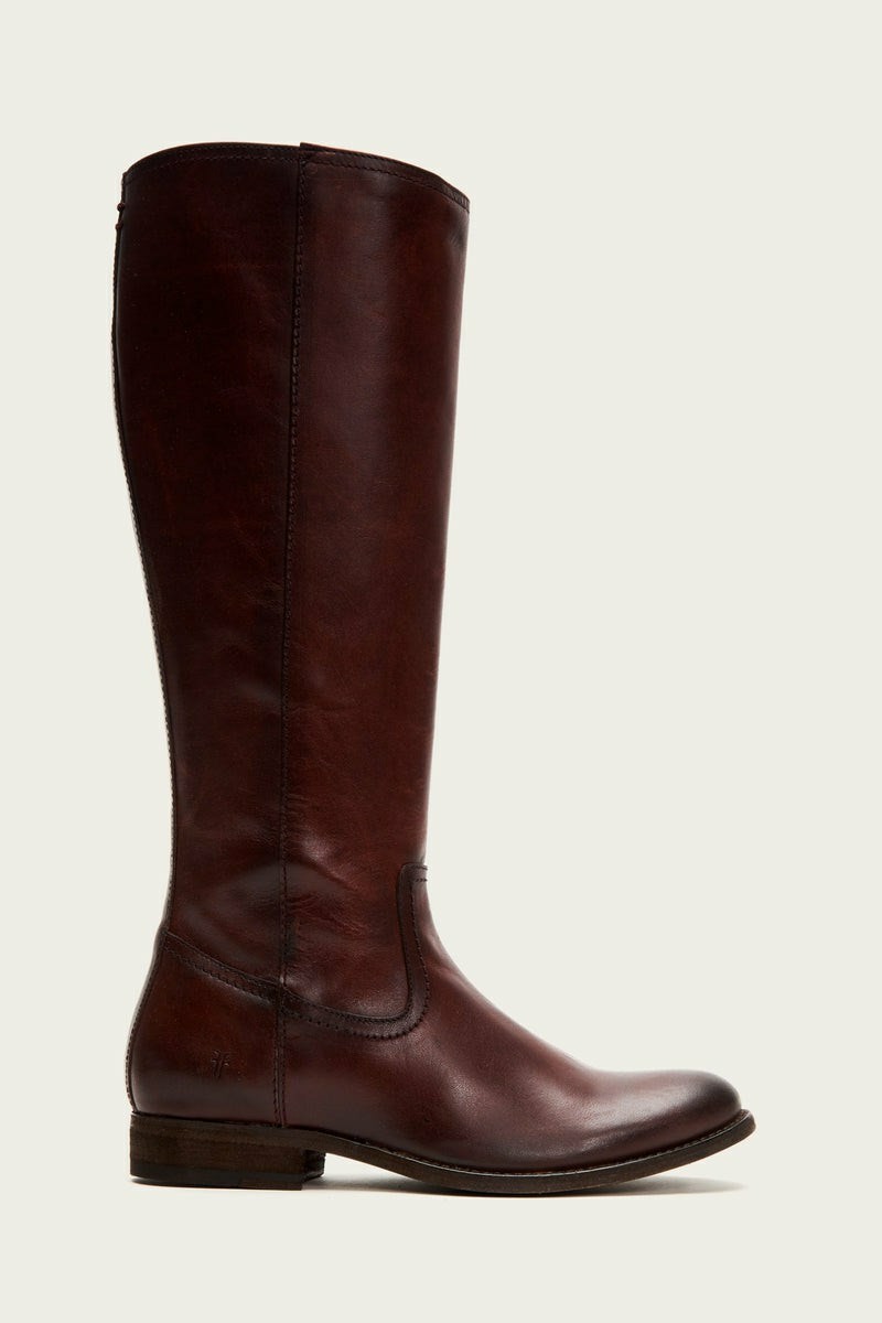 Frye Melissa Inside Zip Tall Women Knee-high Boots Chocolate | RYMT23150