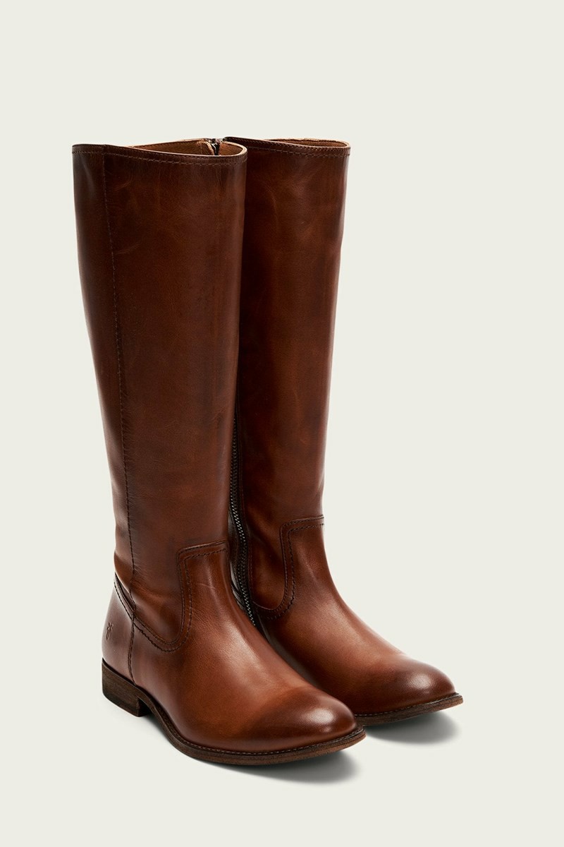 Frye Melissa Inside Zip Tall Women Knee-high Boots Brown | UFML14568