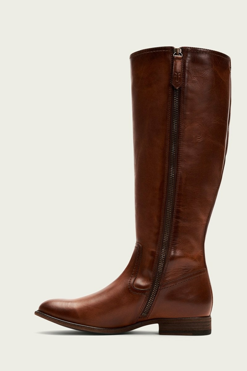 Frye Melissa Inside Zip Tall Women Knee-high Boots Brown | UFML14568