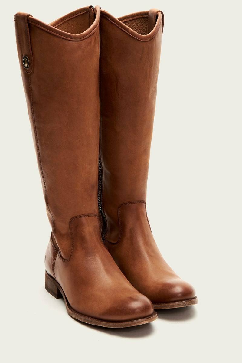 Frye Melissa Inside Zip Women Knee-high Boots Brown | XWGS49571