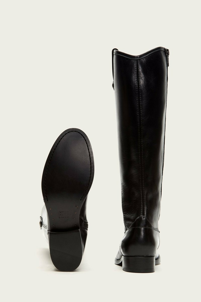 Frye Melissa Inside Zip Women Knee-high Boots Black | PQMN07835