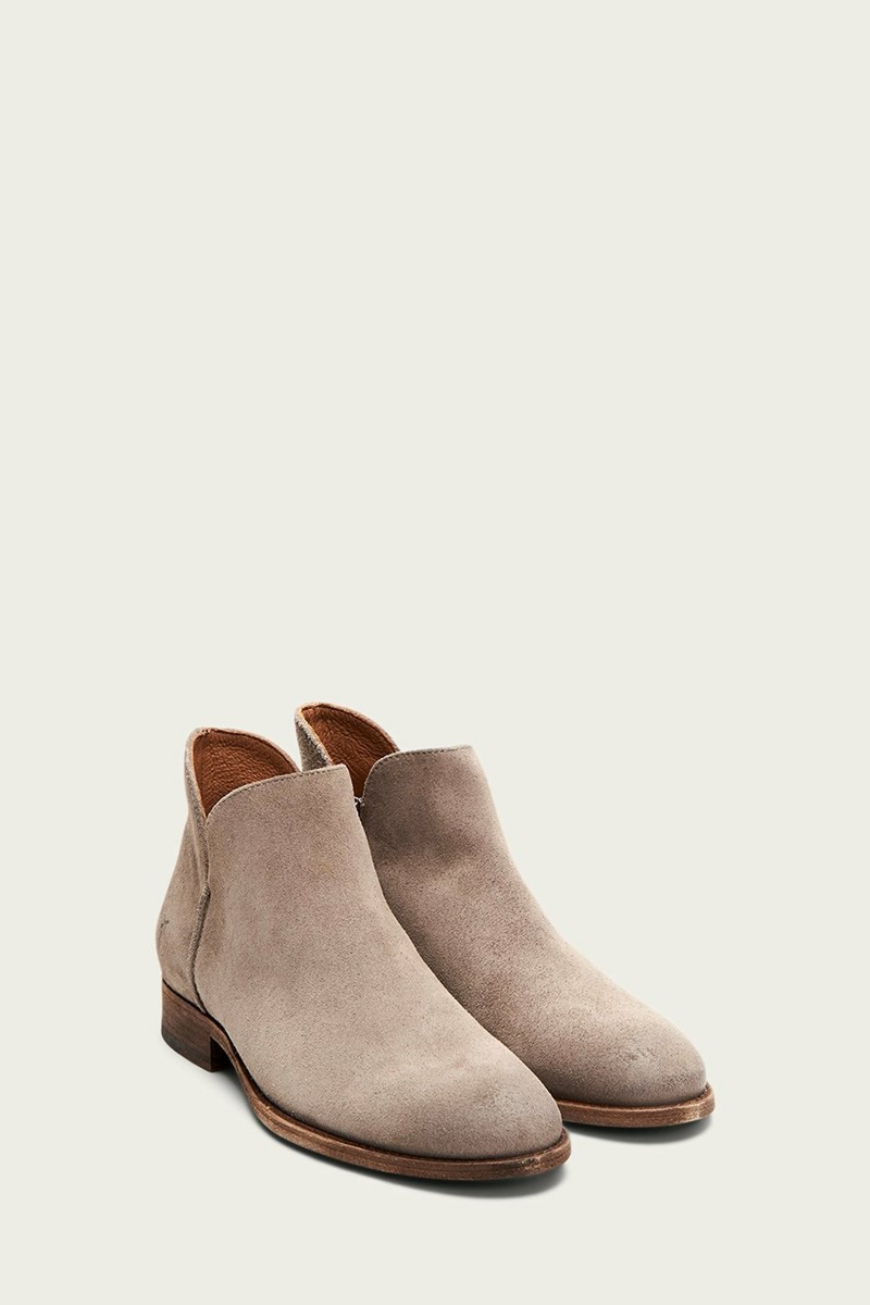 Frye Melissa Shootie Women Ankle Boots Grey | WUJX43617