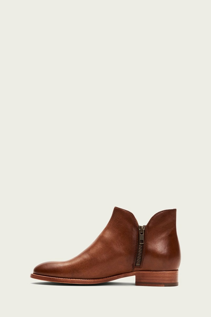 Frye Melissa Shootie Women Booties Brown | WBXR63158