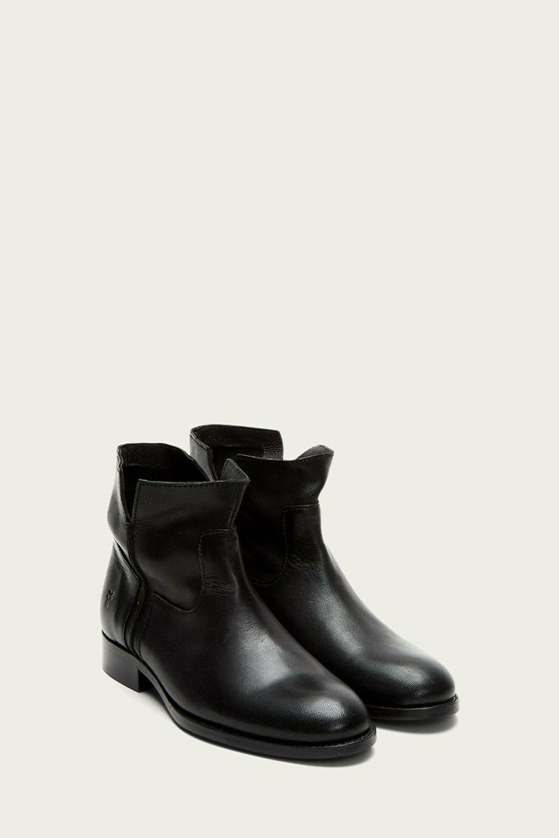 Frye Melissa Slouch Women Booties Black | QGNA81207