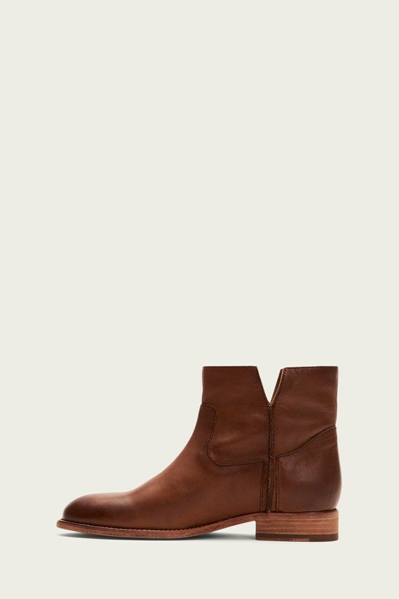 Frye Melissa Slouch Women Booties Brown | XNYC74568