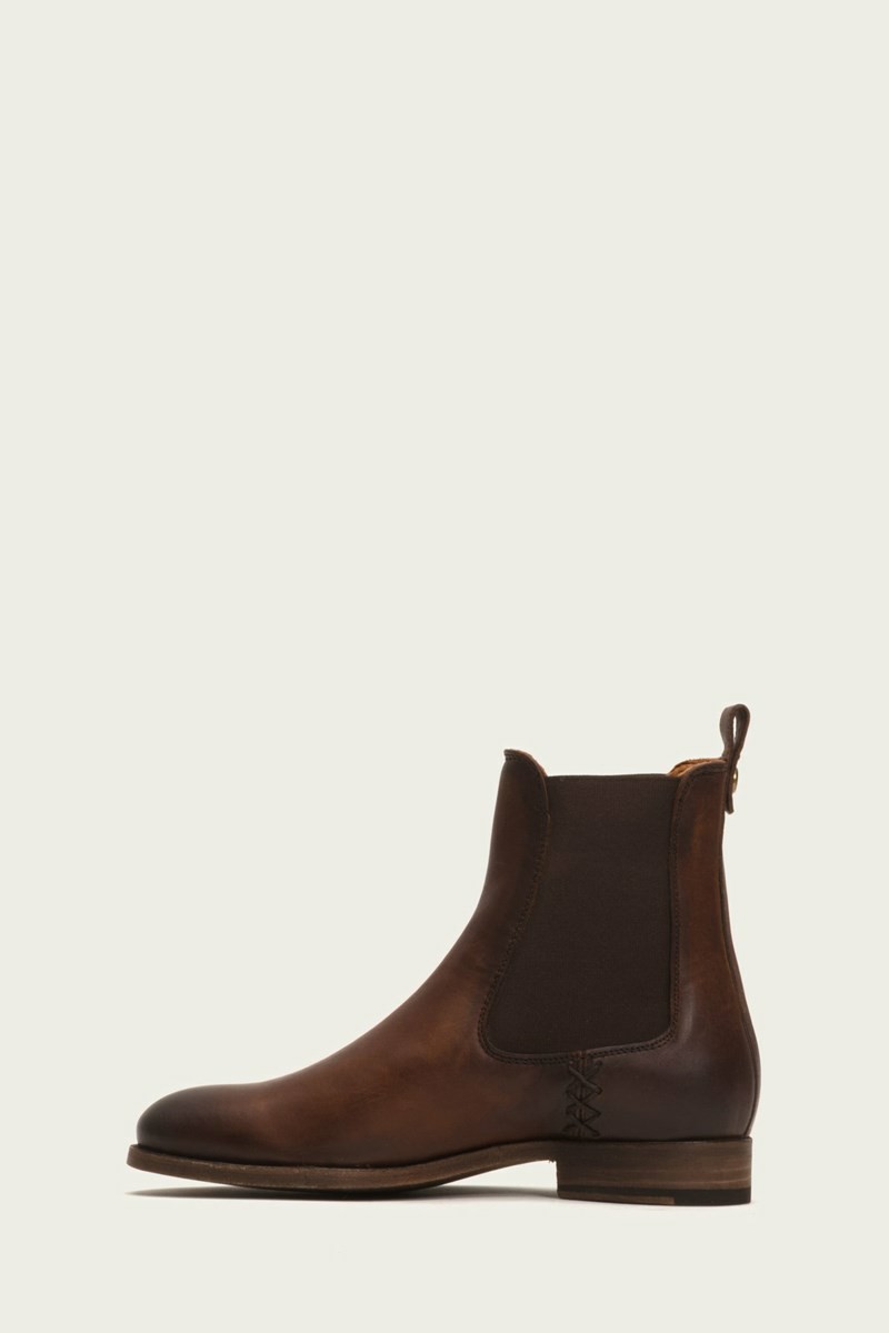 Frye Melissa Women Chelsea Boots Brown | TXCD61859