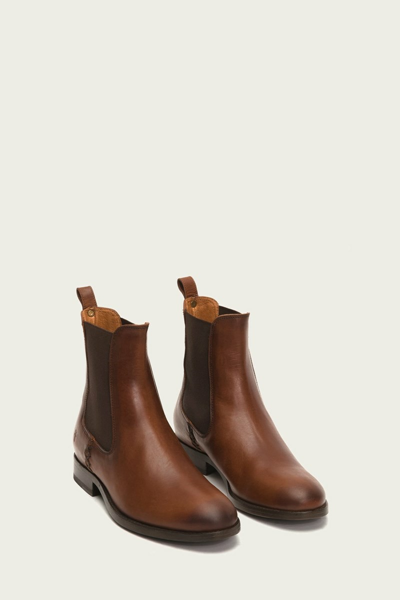 Frye Melissa Women Chelsea Boots Brown | UGBY03952