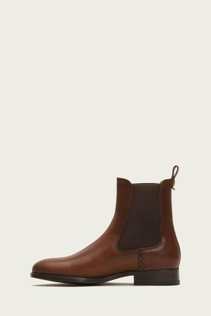 Frye Melissa Women Chelsea Boots Brown | UGBY03952