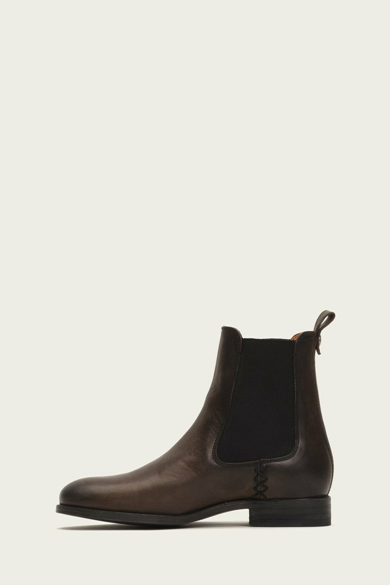 Frye Melissa Women Chelsea Boots Chocolate | PMXC08714