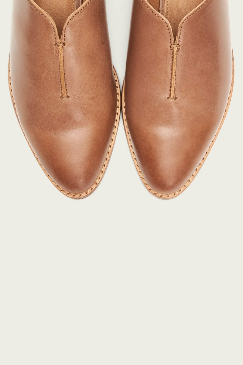 Frye Nolan Seam Women Mules Brown | ITKJ80971