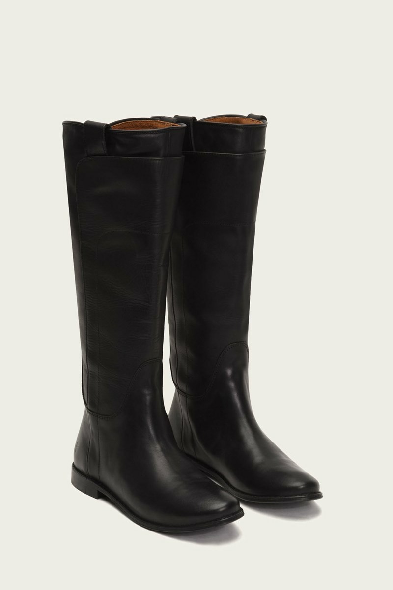 Frye Paige Tall Riding Women Knee-high Boots Black | UGNE61749