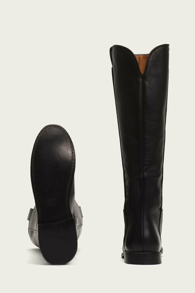 Frye Paige Tall Riding Women Knee-high Boots Black | UGNE61749