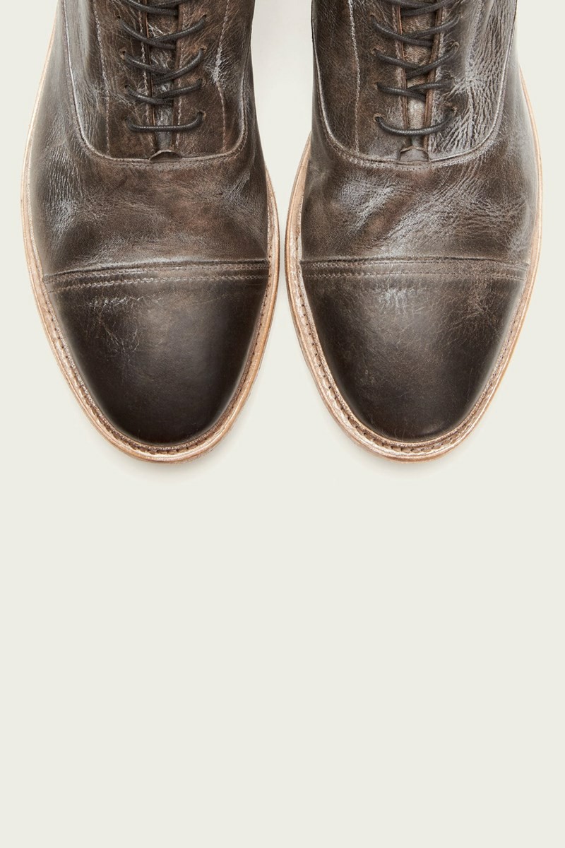 Frye Paul Lace Up Men Dress Shoes Chocolate | ORBL86057