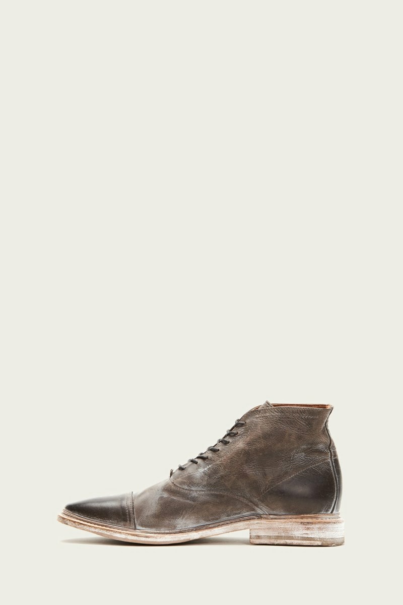 Frye Paul Men Lace Up Boots Chocolate | CDOU71380