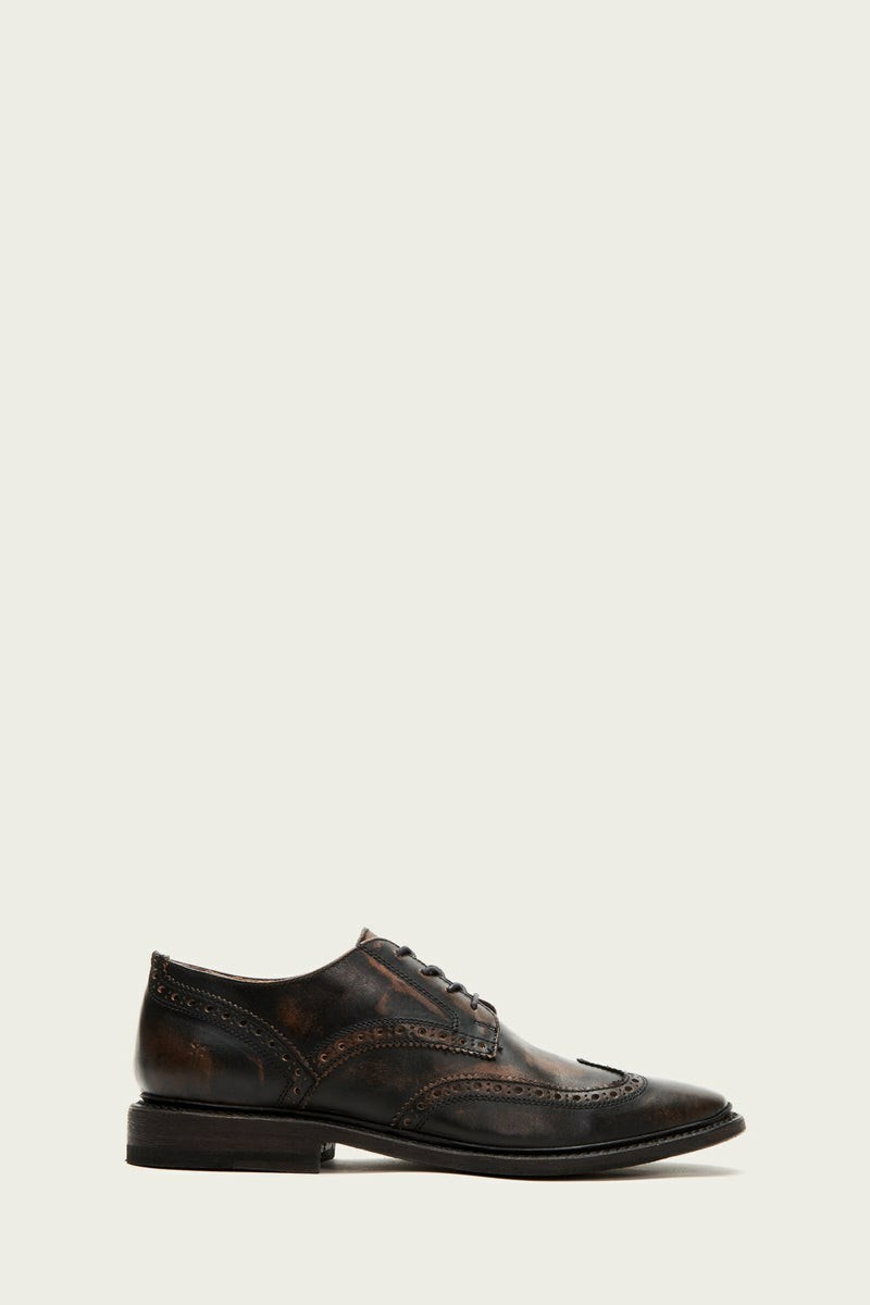 Frye Paul Wingtip Men Oxfords Black | NEYA94072