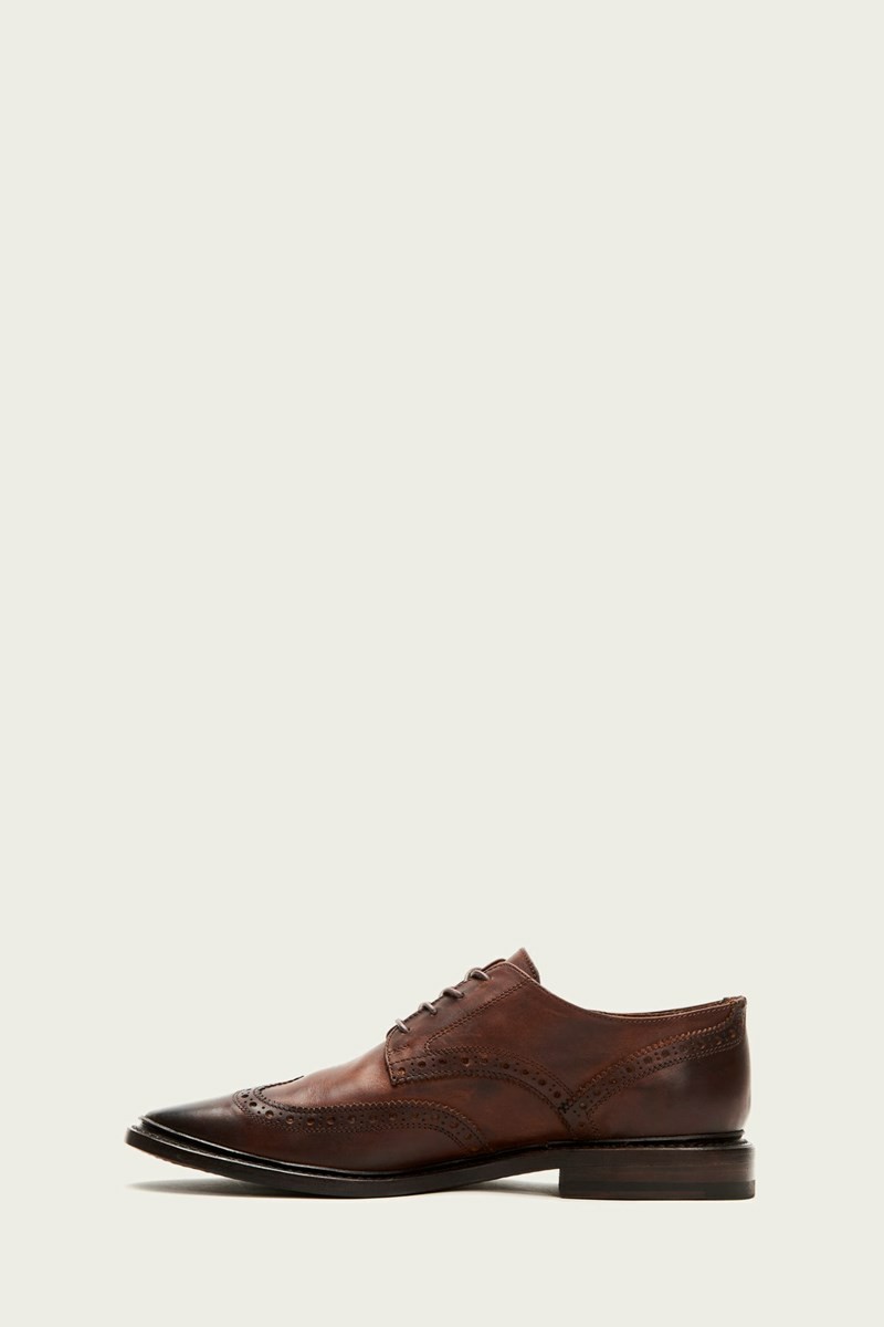 Frye Paul Wingtip Men Oxfords Brown | RMAF01678