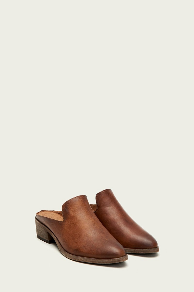 Frye Ray Women Mules Brown | XBJQ20561