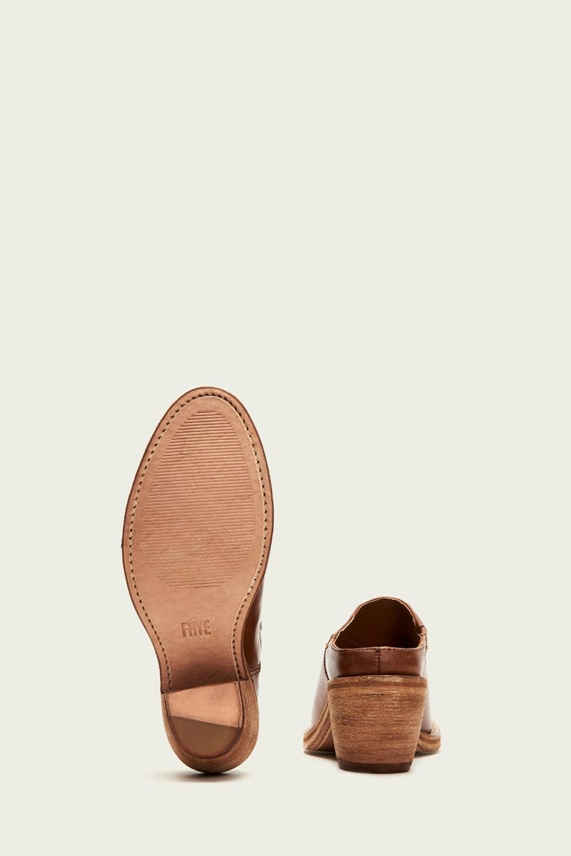 Frye Rosalia Women Mules Brown | EHGR62093