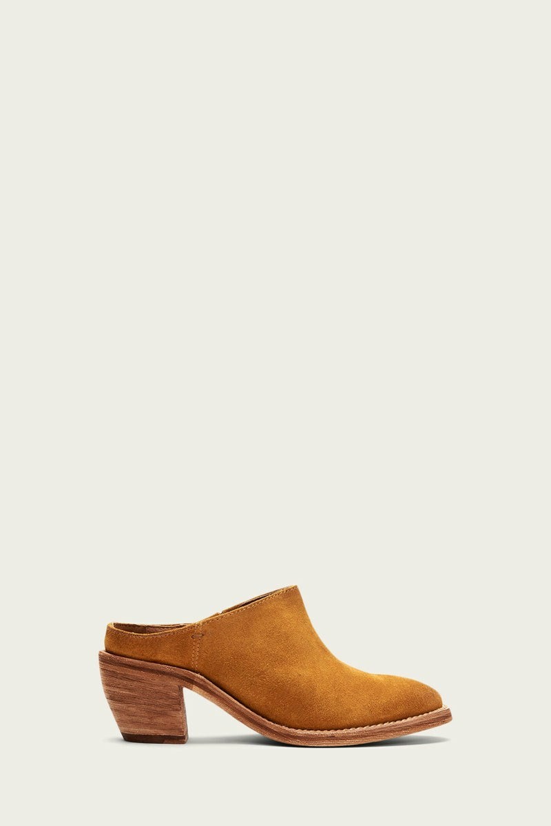 Frye Rosalia Women Mules Mustard | KRCM80643