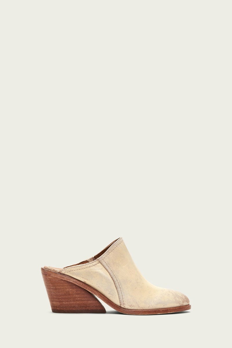 Frye Serena Women Mules White | UIJD92764