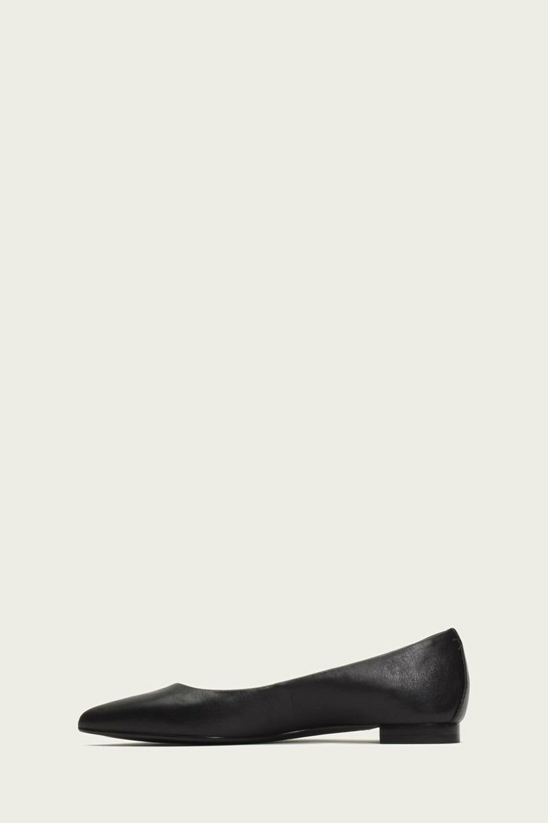 Frye Sienna Women Ballet Flats Black | QZRT32194