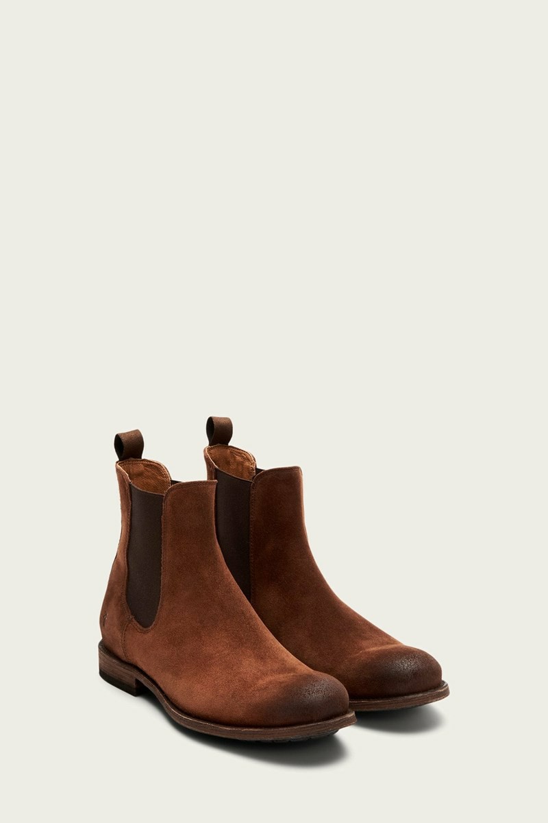 Frye Tyler Men Chelsea Boots Brown | OVFE98037