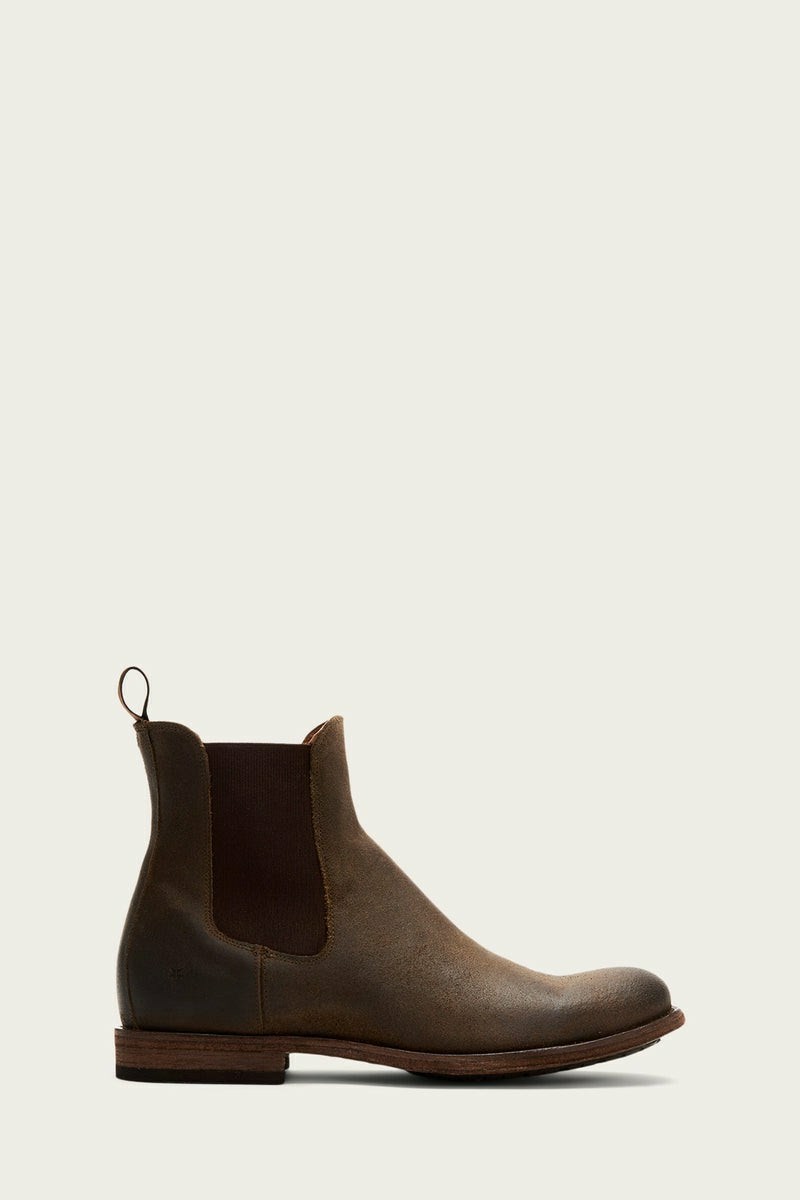 Frye Tyler Men Chelsea Boots Khaki | PRIU56018