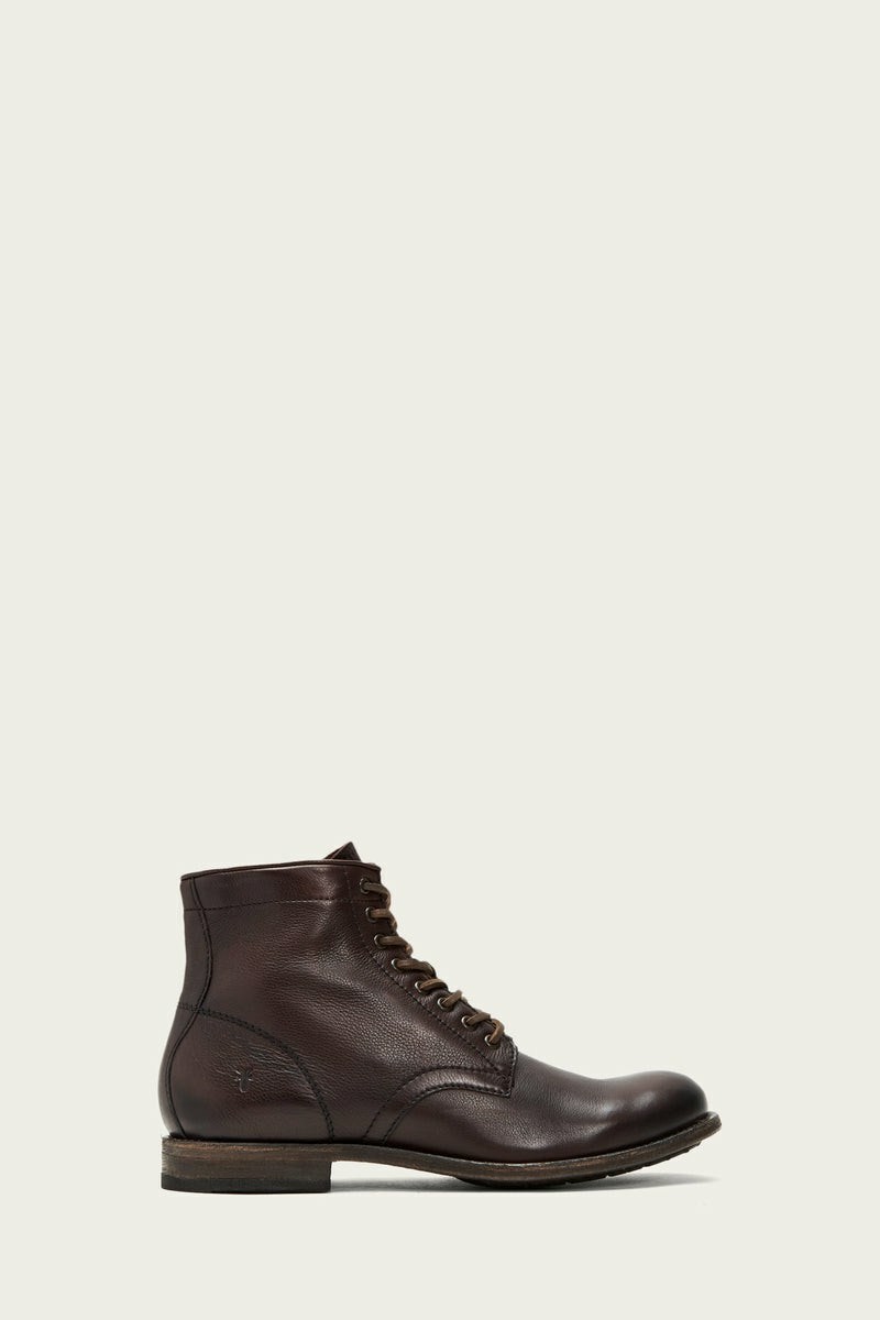 Frye Tyler Men Lace Up Boots Brown | FTNL25379