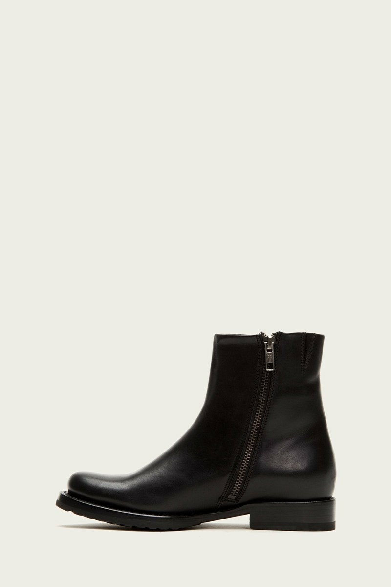 Frye Veronica Inside Zip Women Booties Black | OVIM05948