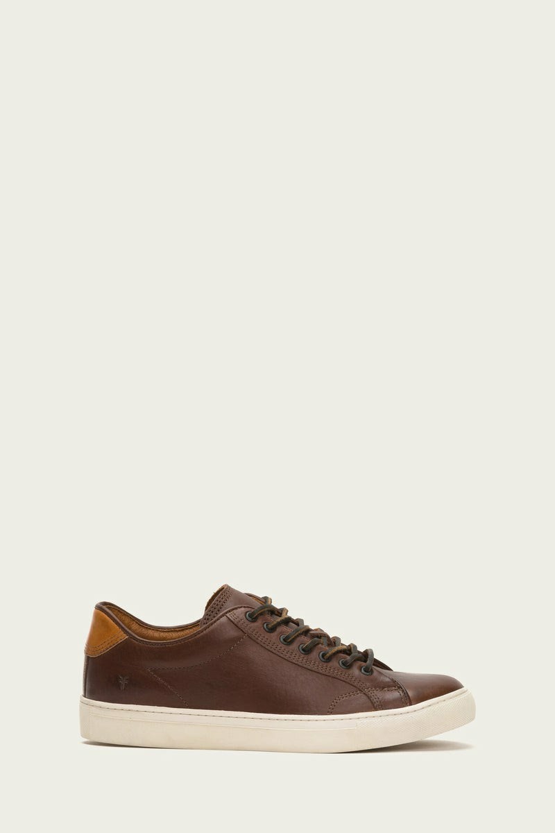 Frye Walker Low Lace Men Sneakers Brown | PIMU86917