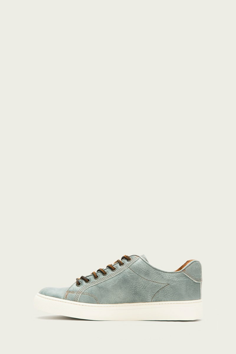 Frye Walker Low Lace Men Sneakers Grey | DFGB65987