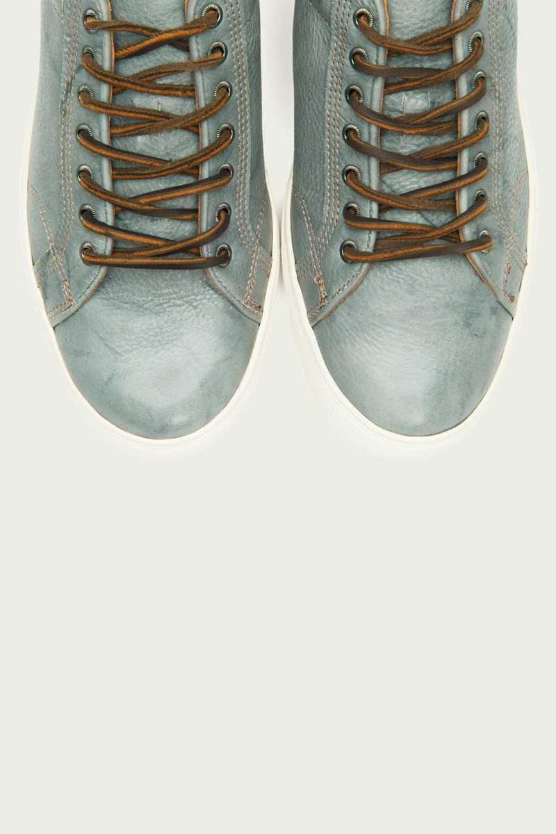 Frye Walker Low Lace Men Sneakers Grey | DFGB65987