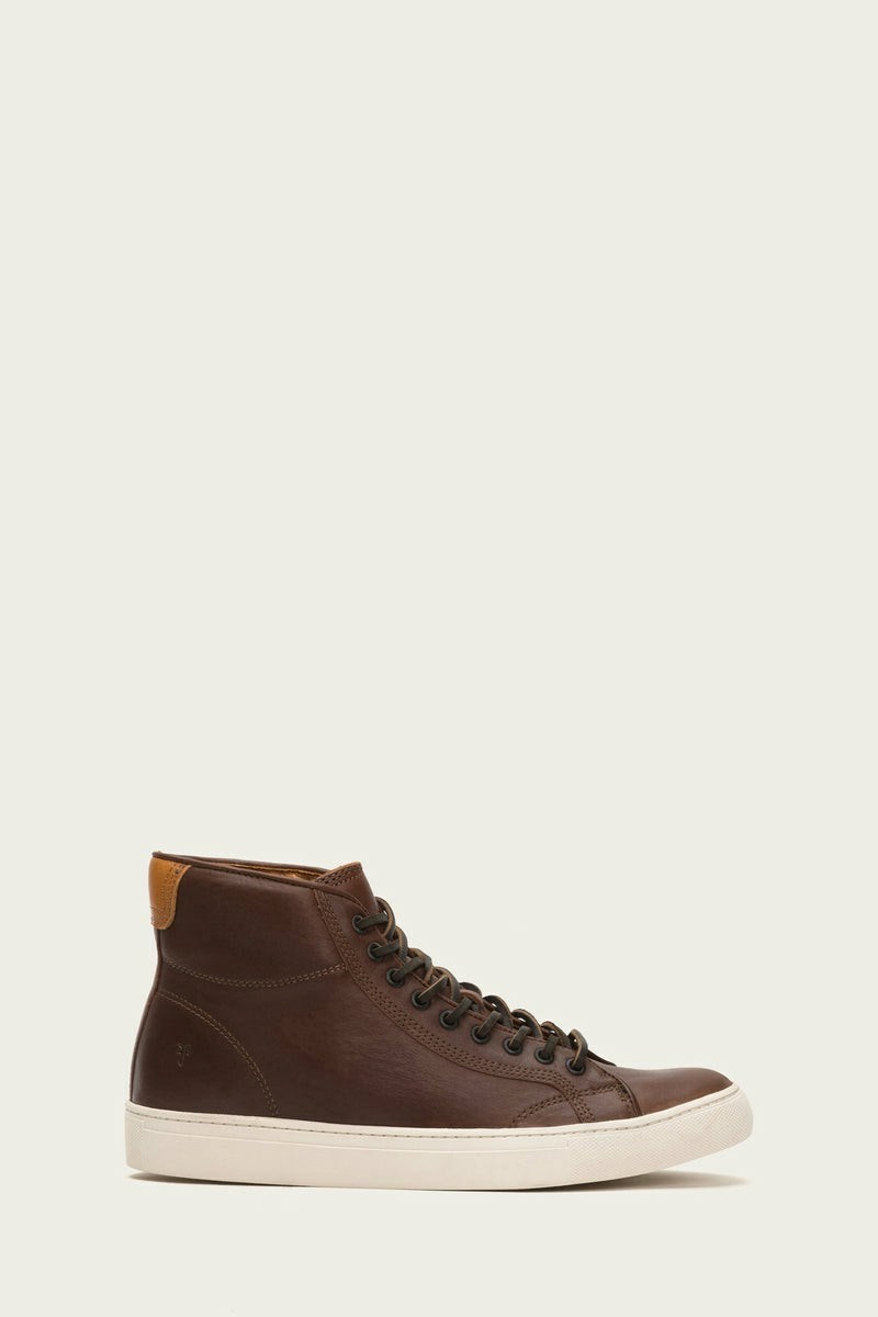 Frye Walker Midlace Men Sneakers Brown | PBMR38765